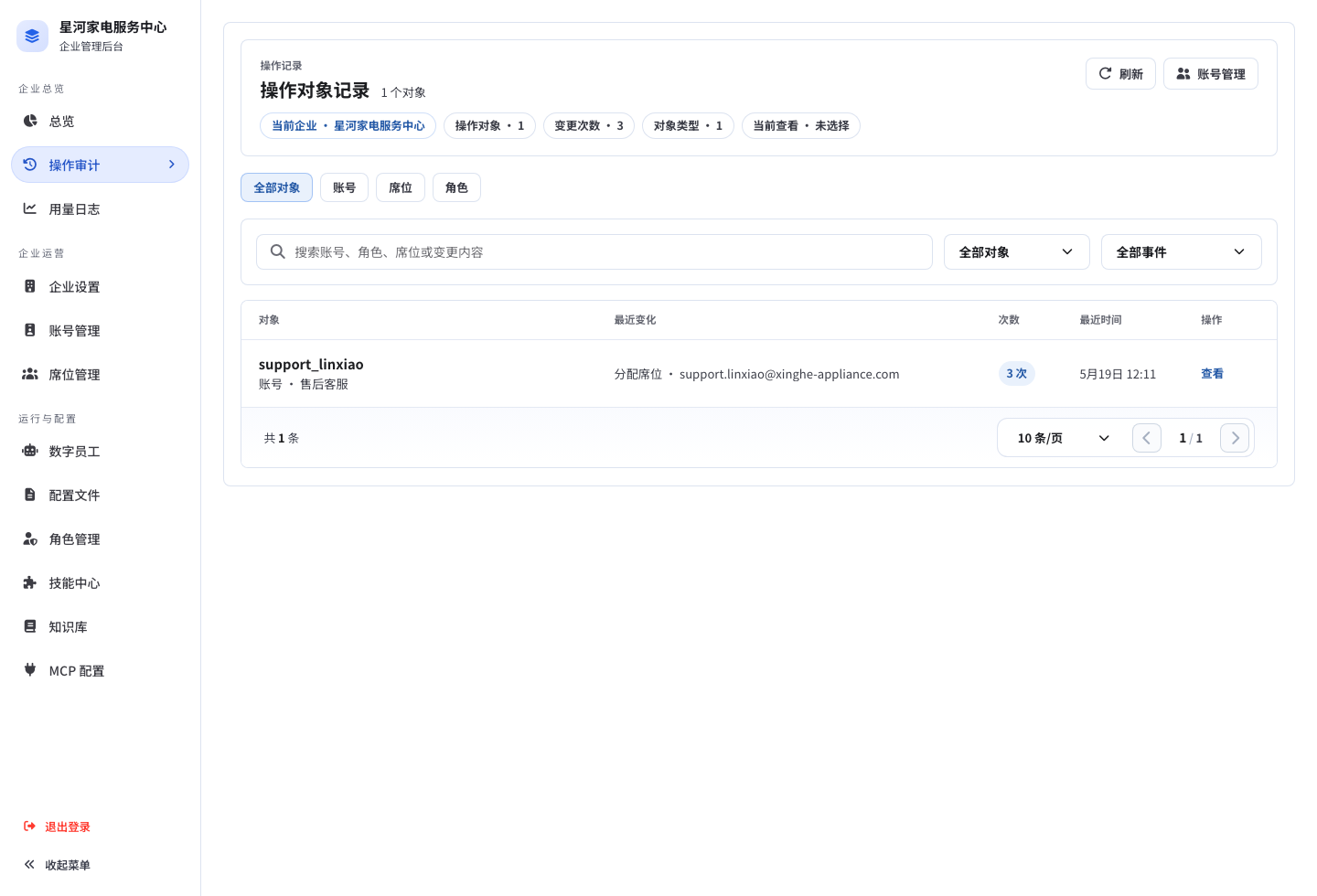 企业后台操作审计