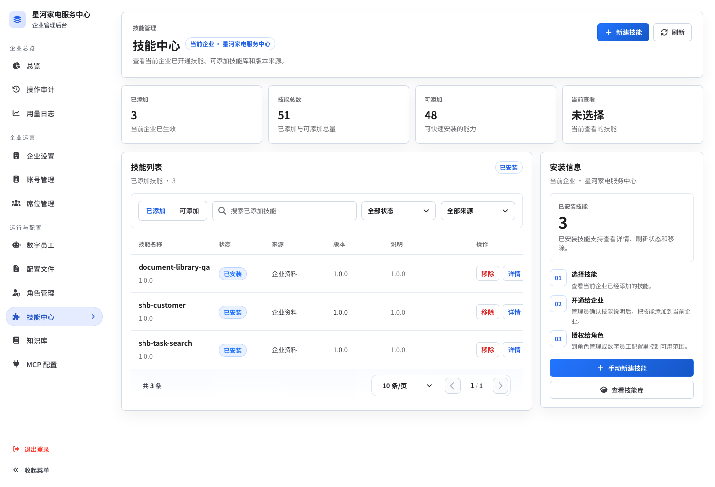 企业技能中心
